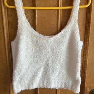 Skims Cozy Knit Tank (Bone)